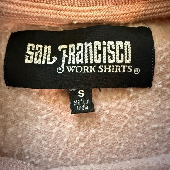 Los Angeles San Francisco Work Shirts Pink Top - Picture 4 of 6